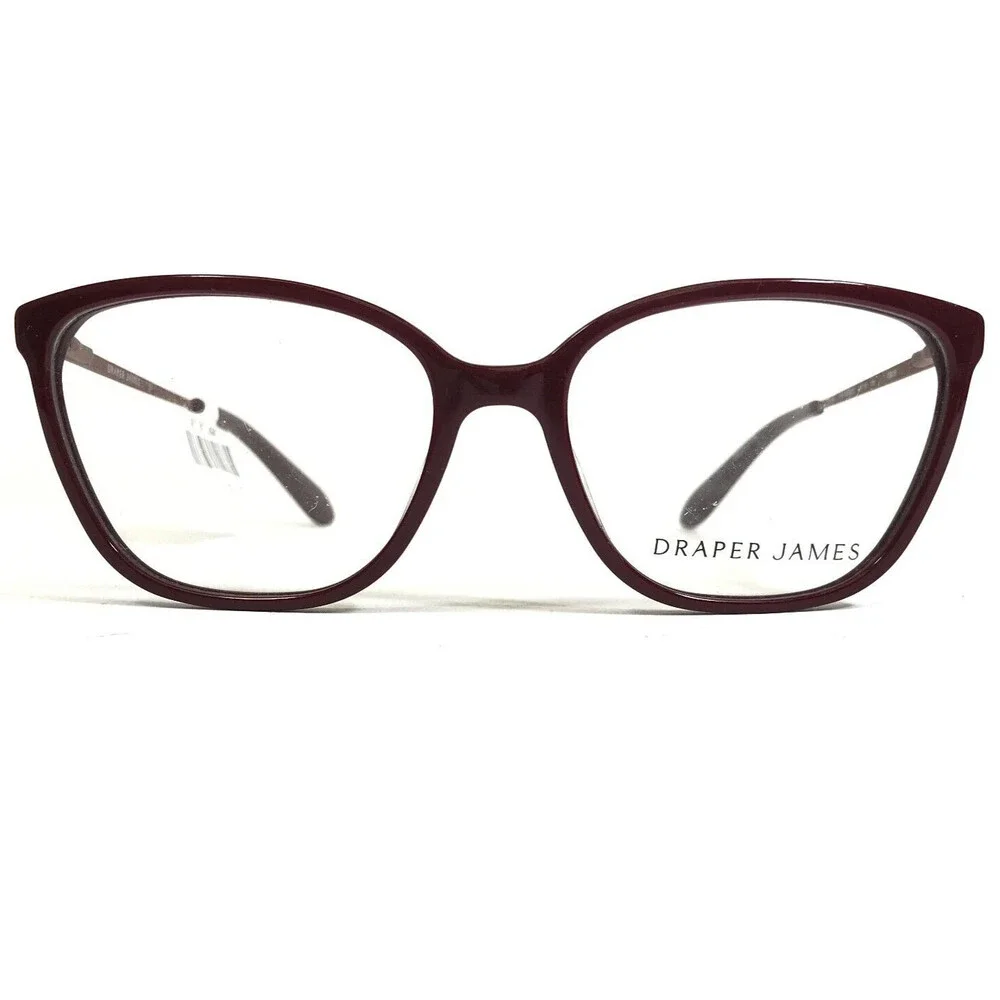 Draper James Eyeglasses Frames DJ5000 604 MERLOT Red Purple Cat Eye 53-16-135